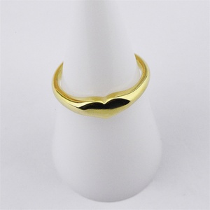 Anillo de Joyería Fina de Moda, Anillo de Corazón en Blanco de Acero Inoxidable para Chicas - Product Image 3