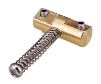 Brass String Saddles Loose Electric Guitar Bridge Saddle Brass Compensated TL Guitar Saddles for Electric Guitar Parts