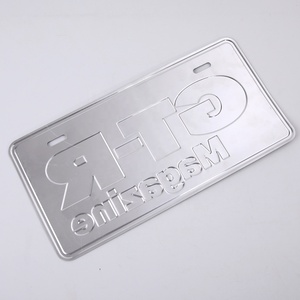 Placas de matrícula de los Estados de EE. UU. Personalizado en relieve en blanco Sublimación Placas de matrícula de aluminio para automóviles - Product Image 6