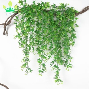 Vignes artificielles suspendues lierre guirlande en plastique pleurs verdure plante tombante clôture mur jardin <span class=keywords><strong>balcon</strong></span> fête de mariage décor à la maison - Product Image 5