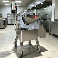 MEIYING MQD800 Automatische RVS Groente- en Fruit Snijmachine met verwisselbare schijven, motor aangedreven, hoge efficiëntie, commercieel gebruik