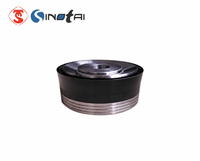 Piston de pompe à boue industrielle SINOTAI, pièces de fond de moulinet de forage, moyeu de piston en caoutchouc personnalisé pour l'exploration pétrolière et gazière, exportation