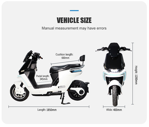 Nouvelle Arrivée Scooter Électrique L12 Pouces Pneu 90-90-12 Suspension Intégrale Prix CKD <span class=keywords><strong>Moto</strong></span> Électrique Longue Portée - Product Image 5