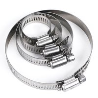 304 316 201 Colliers de serrage réglables en acier inoxydable à dégagement rapide de type Amérique