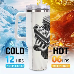 Large Capacity <b>Hot</b> <b>Cold</b> Cup Tumbler Stainless Steel Tumbler 40oz Vacuum Insulated Custom Drinkware Outdoor Travel - Product Image 6