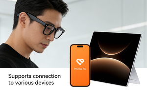 Lunettes intelligentes d'interprétation simultanée avec audio portable, micro et haut-parleurs par Torch-it - Lunettes Bluetooth intelligentes - Product Image 6
