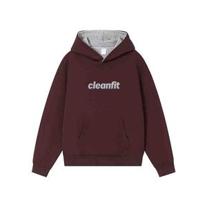 Уличная толстовка с капюшоном, контрастная Двухцветная Толстовка большого размера с вышивкой на заказ - Product Image 4