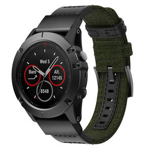 20mm 22mm 26mm QuickFit Poignet <span class=keywords><strong>Bracelet</strong></span> Tissu Nylon Bande pour <span class=keywords><strong>Garmin</strong></span> <span class=keywords><strong>Fenix</strong></span> 8 E 7 6 6x6s 6pro - Product Image 2