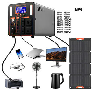 Centrale Électrique Portable au Lithium Ternaire à Onde Sinusoïdale Pure 200W, Entrée Solaire, Démarreur de Voiture 1500W, Seulement 2500+ Cycles - Product Image 1
