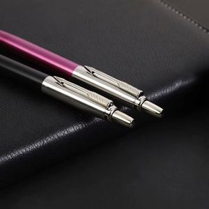 Business Stainless Steel Ball <b>Pen</b> Factory Sale Luxury High Quality Parker <b>Pen</b> Custom Logo Laser Engraving Black Ink Model - Product Image 4