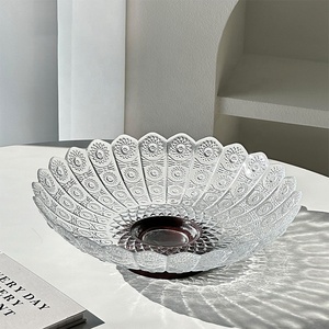 <span class=keywords><strong>Assiette</strong></span> en verre transparente embossée faite à la main de luxe, <span class=keywords><strong>décorative</strong></span>, personnalisée, avec <span class=keywords><strong>pied</strong></span>, <span class=keywords><strong>pour</strong></span> fruits, <span class=keywords><strong>pour</strong></span> événements - Product Image 6
