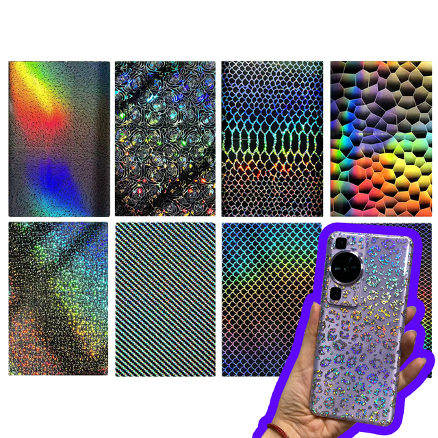 FONLYU Crystal Laser Transparent Mobile Phone Back Skin Sticker Rear Housing Cover Protector For Film Cutting Machine Plotter