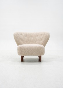 Poltrona in ciniglia stile Teddy di design nordico, modello Little <span class=keywords><strong>Petra</strong></span>, sedia moderna a due posti con gambe in plastica per soggiorno, camera da letto, hotel - Product Image 4