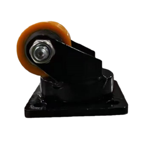 1,5 Zoll Schwenkbares Doppelrollenrad mit Stahlkern Kleines Polyurethan-Lenkrolle mit Lager für Transportwagen - Product Image 2