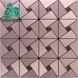 AISEN DECOR Prezzo all'Ingrosso Mosaico <span class=keywords><strong>in</strong></span> <span class=keywords><strong>PVC</strong></span> Piastrella a Mosaico Stacca e Attacca Mosaico <span class=keywords><strong>in</strong></span> Alluminio Autoadesivo <span class=keywords><strong>per</strong></span> <span class=keywords><strong>Cucina</strong></span> - Product Image 5
