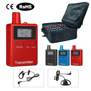 Equipo Estándar para Agencias de Viajes/Sistema de Guía Turística Inalámbrico de 2.4G con 80 Canales/200m/Sincronización de Frecuencia con un Clic - Product Image 2