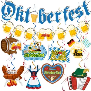 Oktoberfest के बैनर Prost Oktoberfest के बैनर बवेरियन बियर बैनर जर्मन बियर त्योहार सजावट बवेरियन Oktoberfest के पार्टी