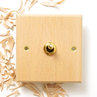Interrupteur universel rétro pour la maison en bois massif 13A EU UK Standard prise de courant électrique murale avec double port de chargeur USB