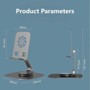 <span class=keywords><strong>Soporte</strong></span> Plegable Ajustable de 360 Grados para Teléfono Móvil, de Acero al Carbono, para Ver Programas de TV y Transmisiones en Vivo - Product Image 6