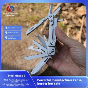 Hongfeng tùy chỉnh đa chức năng thép không gỉ ngoài trời gấp dao cho dao quân đội Thụy Sĩ với dao nhỏ có thể tháo rời - Product Image 2