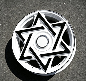 Jantes en alliage forgé monobloc Star Hexagram, style audacieux pour voitures tuning et modèles personnalisés - Product Image 3
