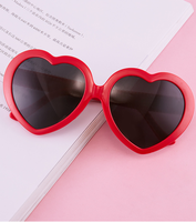 Lunettes de Soleil Cœur à Diffraction Effet Prisme 3D pour Fêtes, Vente en Gros, Lunettes de Soleil d'Amour pour Filles, Idéales pour Noël