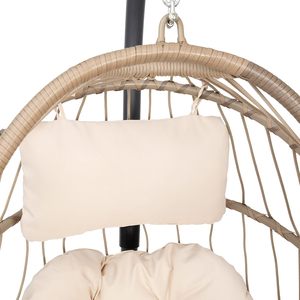 Cesta colgante Columpio Silla de bastón al aire libre Hogar Dormitorio Balcón perezoso Hamaca Cuna Silla - Product Image 3