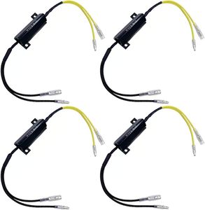 Résistance de charge <span class=keywords><strong>LED</strong></span> Greluma 4 pièces 21W 6ohm pour mini-indicateurs <span class=keywords><strong>LED</strong></span> SMD, fréquence de clignotement droite - Product Image 6