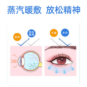 Mascarilla de vapor para ojos con luteína Hainuo Youth de Haier, envasada individualmente, diseño envolvente en forma de C, compacta y portátil, oficial - Product Image 4