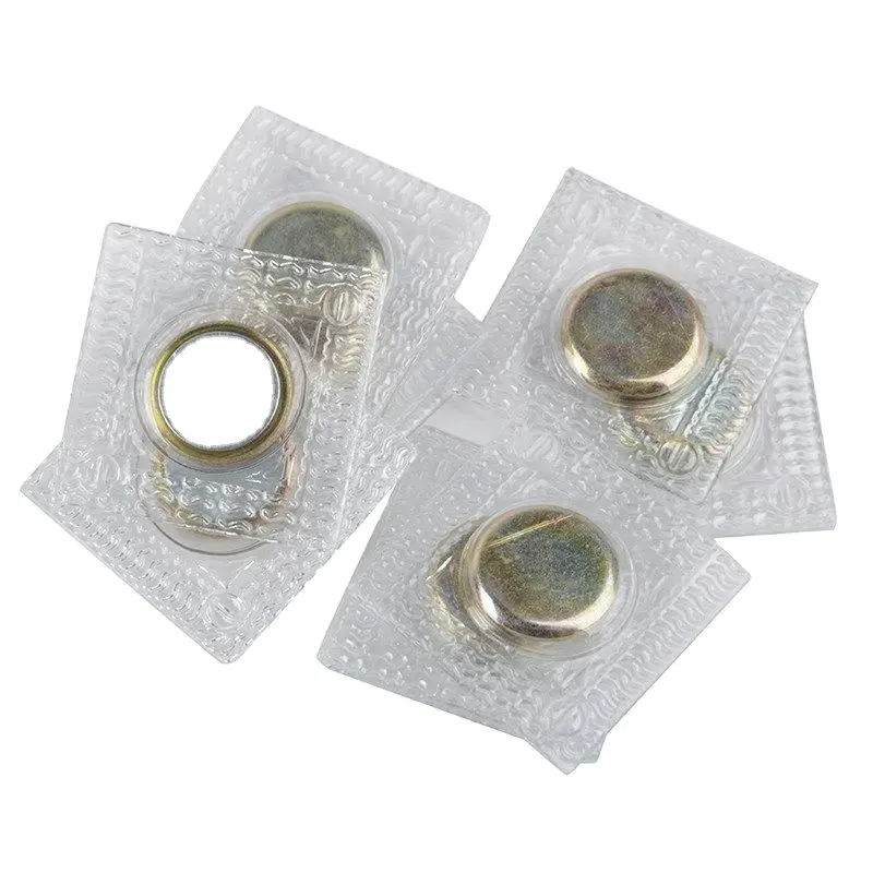 Factory Wholesale PVC Single Pole Monopole Fastener Hidden Magnetic Snap Magnet Button for Cloth Box bags