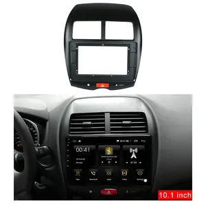 Car Radio Stereo Frame Fascia Panel DVD Frame Installation Fitting Adaptor Dash Trim Kit 10.1 Inch For Mitsubishi Asx 2013-2019