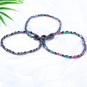 Bracelets de cheville en pierre magnétique avec pendentif cinq étoiles pour femmes hommes cristal de guérison perte de poids des pieds bijoux amincissants pieds Cha - Product Image 3