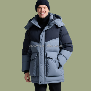 Coupe-vent grande taille imperméable chaud doudounes Parka chasse en plein air pour hommes manteaux Puffer Bomber Parka <span class=keywords><strong>Ski</strong></span> hiver bouffant - Product Image 5