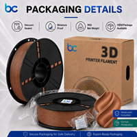 Filamento PLA Extruido Becreative al por Mayor, 1.75mm 1kg, Consumibles para Impresora 3D, 60 Colores Básicos, 190-230, Alta Resistencia al Moldeo, Baja Dureza