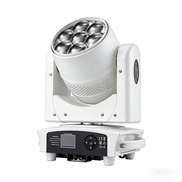 7X40W RGBW Mini Bee Eye LED Moving Head Light DMX512 Wash Moving Head DJ Bar Party Show