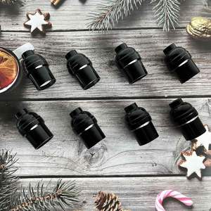 Support de lustre vintage <span class=keywords><strong>OLIP</strong></span> Edison E26/E27, douille de lampe filetée standard en bakélite, style à vis noir, garantie 1 an - Product Image 5