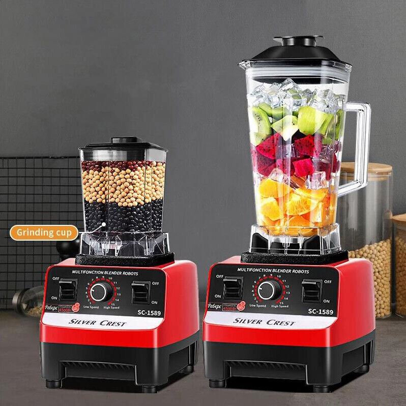 Batido de frutas manual 2l 5l Mix China molinillo mezclador exprimidor, silencioso congelado 1500W calidad licuadora de alta velocidad/