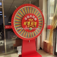 Grande Roue de la Fortune pour Jeu de Loterie, Promotion en Magasin, Motif Personnalisé, Roue Interactif Personnalisable avec Roues