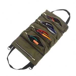 Échantillon gratuit – Sac de rangement multi-usage enroulable pour outils, pochette pour clés, organiseur d'outils en toile - Product Image 3