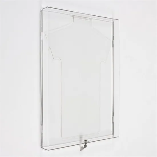 Сделанный на заказ прозрачный акриловый настенный витринный чехол из Джерси оптом