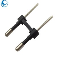 Prise brésilienne terminal en plastique 10a, 4.0MM, prise résistante, avec support en plastique, livraison gratuite