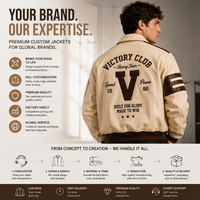 Blouson aviateur en cuir esthétique à fermeture éclair, personnalisable avec logo, style universitaire, pour homme, streetwear, fabricant OEM