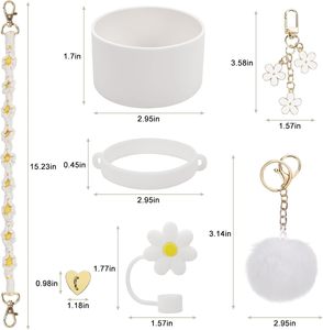 Bouilloire en acier portable rose décorative 40OZ avec accessoires en gel de silice et jouet en peluche pour fille - Product Image 2