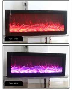 <span class=keywords><strong>Chimenea</strong></span> <span class=keywords><strong>Eléctrica</strong></span> Empotrada en la Pared, Diseño Moderno, Llama Simulada, Decoración Interior, Calefactor, <span class=keywords><strong>Estufa</strong></span> - Product Image 6