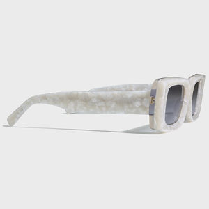 Yeetian Women Lady Luxus Sonnenbrille Benutzer definiertes Logo <span class=keywords><strong>Funky</strong></span> Pearl Marmor Rechteck Dick Acetat Rahmen Mode Sonnenbrille - Product Image 4