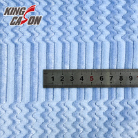 Kingcason Vente en gros de flanelle jacquard double face 100% polyester, douce, épaisse et moelleuse, personnalisable en couleur, pour vêtements, pyjamas, couvertures