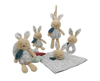Nouveau Jouet Innovant de Noël 2025 pour Enfants et Tout-Petits : Hochet Suspendu pour Lit Bébé, Spirale d'Activités pour Poussette, Lapin en Peluche en Polyester