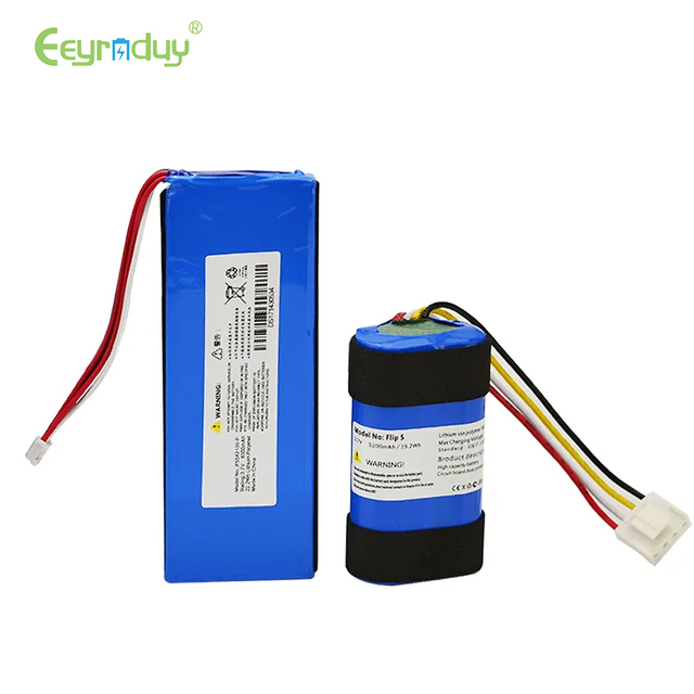 3.7V Li-ion Polymer CE Certified 18-Month Warranty LiFePO4 2000 Cycles Speaker Battery for Flip3/Go/Charge 2 +2