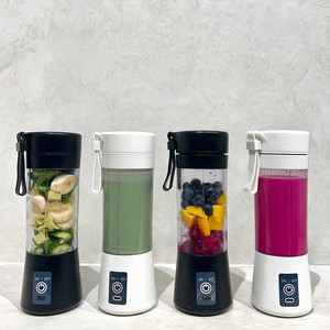 Sallar ve Smoothies için 380ml taşınabilir <span class=keywords><strong>Blender</strong></span>, akülü kişisel Mini 13oz seyahat elektrikli meyve sıkacağı bardağı, USB şarj edilebilir mikser - Product Image 5