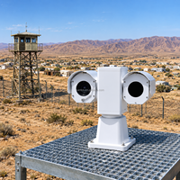 Caméra de surveillance thermique PTZ robuste pour la sécurité périmétrique à longue portée des sites non habités